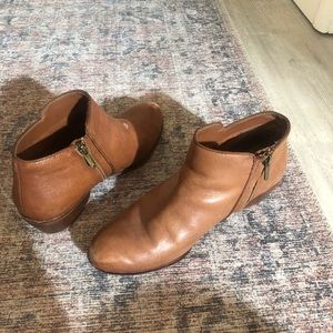 Sam Edelman Brown Leather Booties